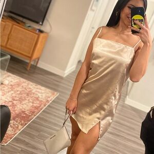 Gold Short Cocktail Dress